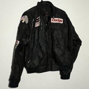 Vintage Windbreaker Jacket Upstream Racing Skip Barber Racing School Dodge Large